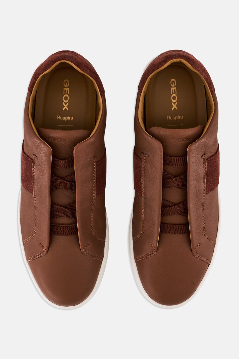 GEOX Men U Spherica ECUB 1 Slip On Casual Shoes, Light Brown - Image 3